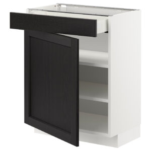Напольный шкаф с ящиком и дверцей IKEA METOD · 394.525.76